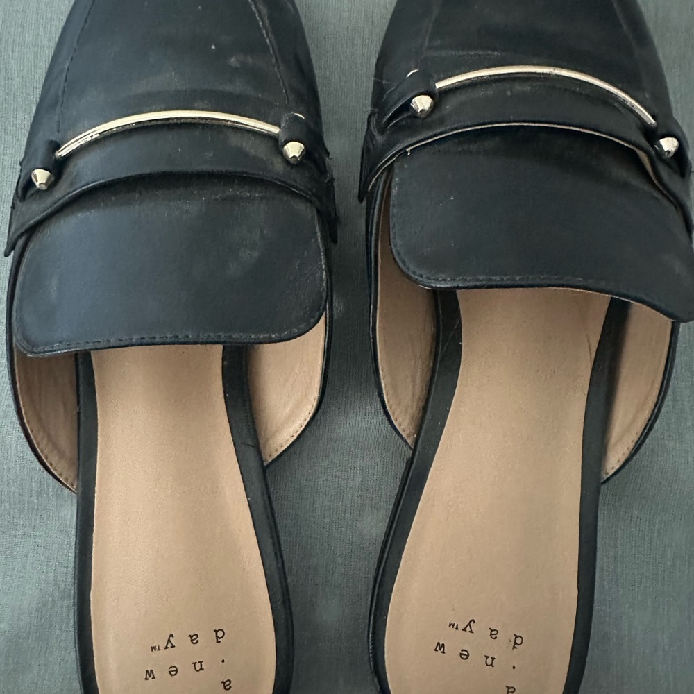 A New Day Women's Black Loafers